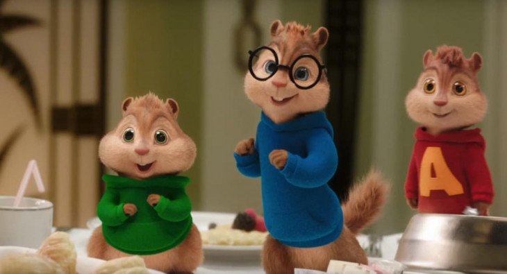 Кадры из фильма Элвин и бурундуки Грандиозное