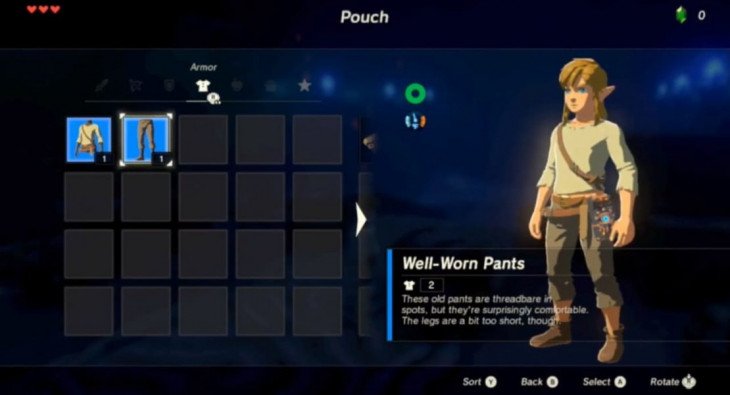 Скриншот игры The Legend of Zelda: Breath of the Wild