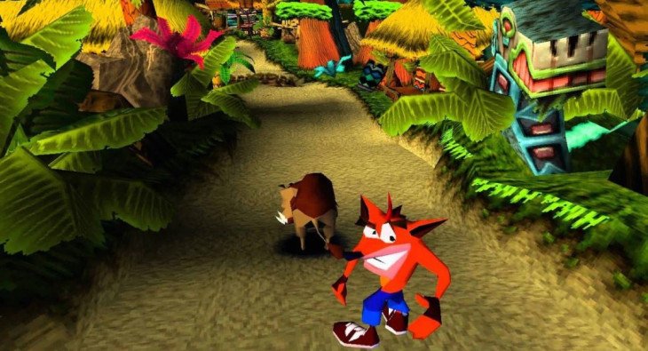 Скриншот игры Crash Bandicoot