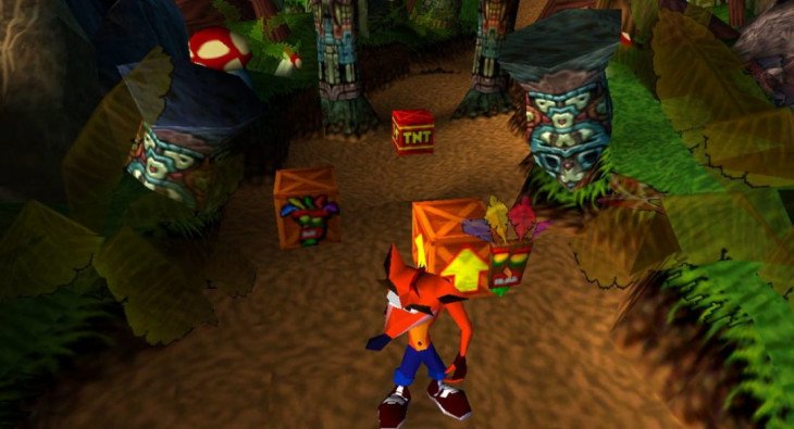 Скриншот игры Crash Bandicoot