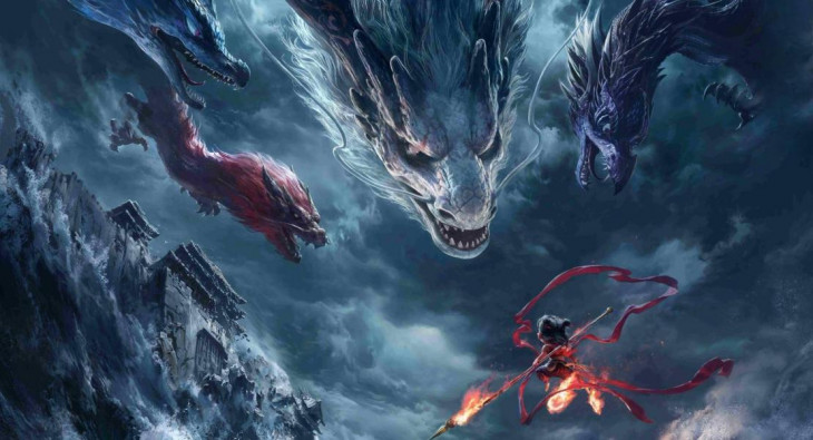 Нэчжа побеждает Царя драконов