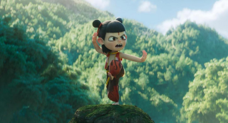 Нэчжа побеждает Царя драконов