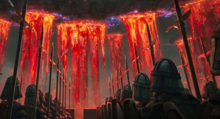 Нэчжа побеждает Царя драконов